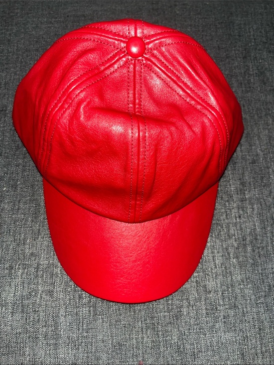 Anthropologie Accessories - Anthropologie WYETH Faux Leather Cap